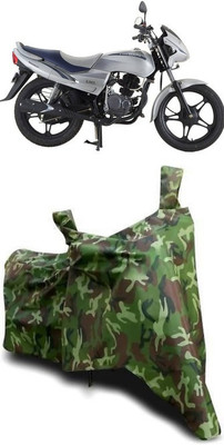 ATBROTHERS Waterproof Two Wheeler Cover for LML(Freedom LS, Multicolor, Green)