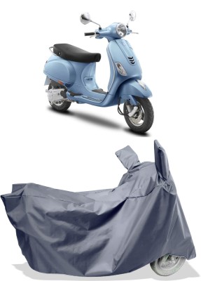 Amexride Two Wheeler Cover for Vespa(ZX 125 BS6, Grey)