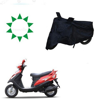 DeepShakshi AUTOMOTIVE Waterproof Two Wheeler Cover for Mahindra(Flyte, Black)