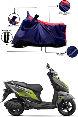 Mdstar Waterproof Two Wheeler Cover for Suzuki(Avenis 125, Red, Black)
