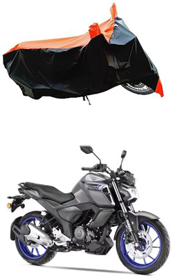 VESMEI Two Wheeler Cover for Yamaha(FZ-S Fi Version 3.0, Orange)