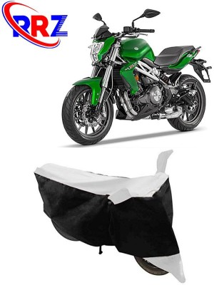 RRZ Waterproof Two Wheeler Cover for Benelli(TNT 300, Black, White)