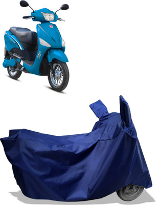 Amexride Two Wheeler Cover for Hero Electric(Electric Optima Li, Blue)