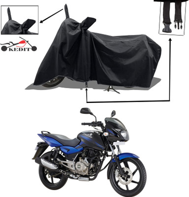 KEDIT Two Wheeler Cover for Universal For Bike(Pulsar 150, Black)