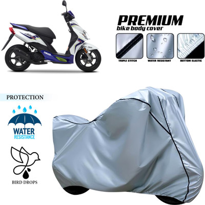 GOSHIV-car and bike accessories Waterproof Two Wheeler Cover for Yamaha(Jog R, Silver)