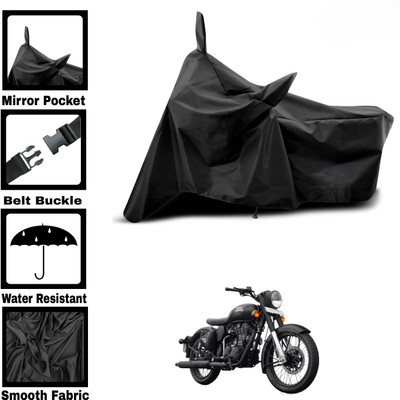 DeepShakshi AUTOMOTIVE Two Wheeler Cover for Royal Enfield(Beat, Black)