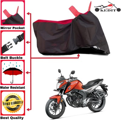 KEDIT Two Wheeler Cover for Honda(X-Blade, Red, Black)