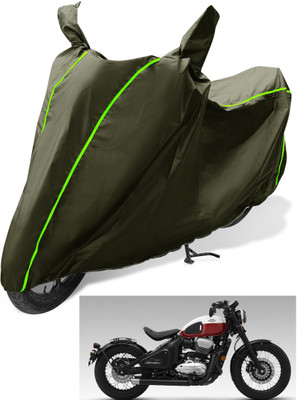 Auto Hub Waterproof Two Wheeler Cover for JAWA(42, Green)