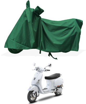Tricway Two Wheeler Cover for Vespa(ZX 125 BS6, Green)