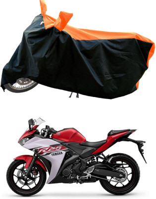 DeepShakshi AUTOMOTIVE Waterproof Two Wheeler Cover for Yamaha(YZF R25, Orange)