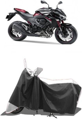 RAAMKM Two Wheeler Cover for Hero, Honda, Bajaj, TVS, Yamaha(YZF R15 V3 BS6 BS6, White, Black)