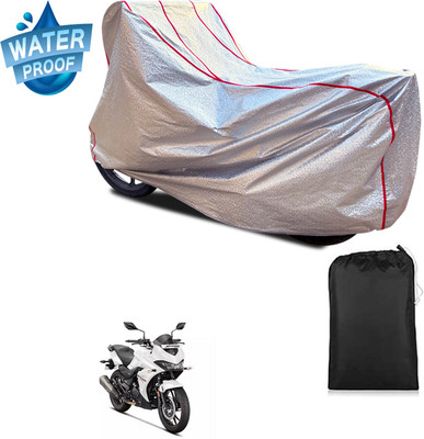 PAGORA Waterproof Two Wheeler Cover for Hero(Xtreme 200S, Silver)