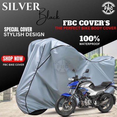 FBC Waterproof Two Wheeler Cover for Hero(Xtreme 200R, Silver)