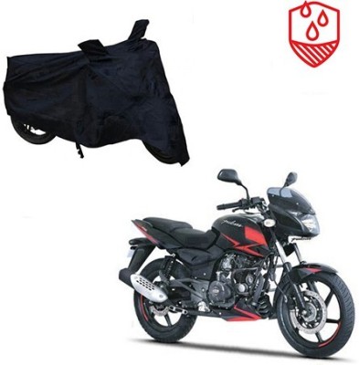 MMSSTAR Waterproof Two Wheeler Cover for Bajaj(Pulsar 180 DTS-i, Black)