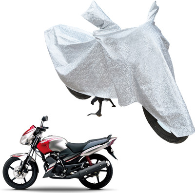 RiderShine Waterproof Two Wheeler Cover for Yamaha(Gladiator SS, Silver)