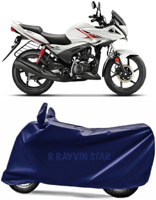 R Rayvin Star Two Wheeler Cover for Hero(Ignitor, Blue)