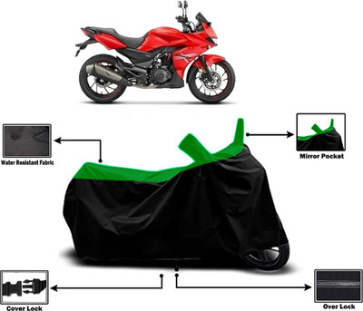 Amexride Two Wheeler Cover for Hero(Xtreme 200S, Green)