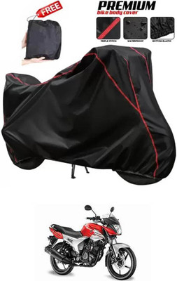 DeepShakshi AUTOMOTIVE Two Wheeler Cover for Yamaha(SZ R, Black)