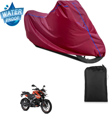 GOSHIV-car and bike accessories Waterproof Two Wheeler Cover for Bajaj(Maroon)