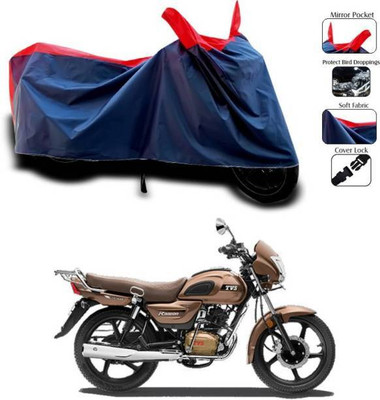 smwzxyu Waterproof Two Wheeler Cover for TVS(Red, Blue)