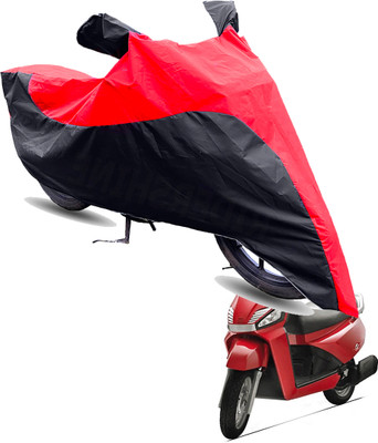 FurniGully Two Wheeler Cover for Mahindra(Gusto BS6, Red, Black)