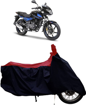 KEDIT Two Wheeler Cover for Bajaj(DTS-i, Red, Black)