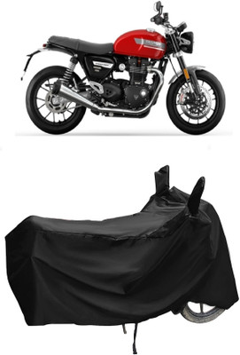 Autoprime Two Wheeler Cover for Triumph(Speed Twin, Black)