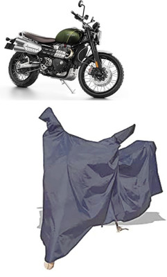 Amexride Two Wheeler Cover for Triumph(Scrambler 1200 BS6, Grey)
