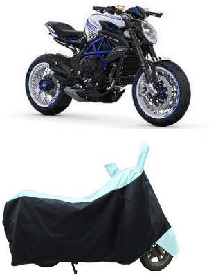 Coxtor Waterproof Two Wheeler Cover for MV Agusta(Dragster800 RR, White)
