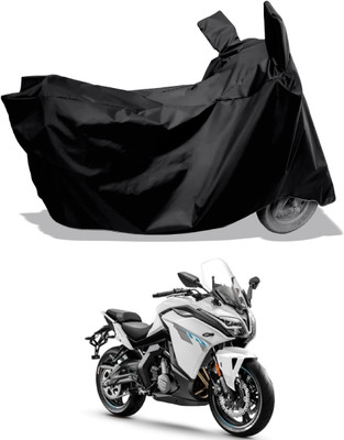 Amexride Two Wheeler Cover for CFMoto(650GT BS6, Black)