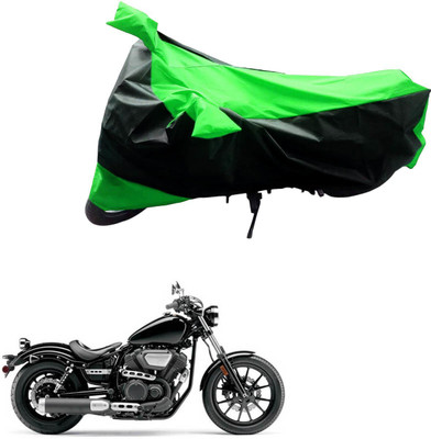 Mdstar Waterproof Two Wheeler Cover for Hero(Enticer, Black, Green)