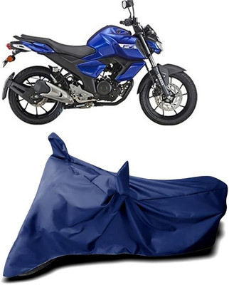 AASHTIK MART Two Wheeler Cover for Yamaha(FZ V3, Blue)