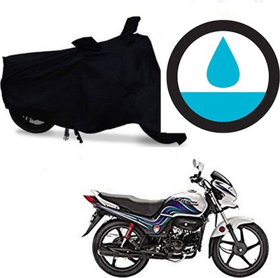 DeepShakshi AUTOMOTIVE Waterproof Two Wheeler Cover for Hero(Passion Pro TR, Black)