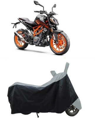 Coxtor Waterproof Two Wheeler Cover for KTM(250 Duke, Grey)