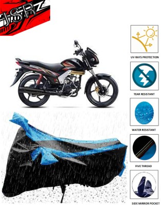 J S R Waterproof Two Wheeler Cover for Mahindra(Centuro, Blue)