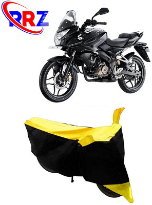 RRZ Waterproof Two Wheeler Cover for Bajaj(Pulsar AS 150, Black, Yellow)