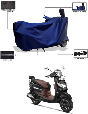 PAGORA Waterproof Two Wheeler Cover for Hero(Pleasure Plus, Blue)