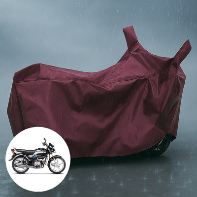 CODOKI Waterproof Two Wheeler Cover for Hero(HF Deluxe, Maroon)