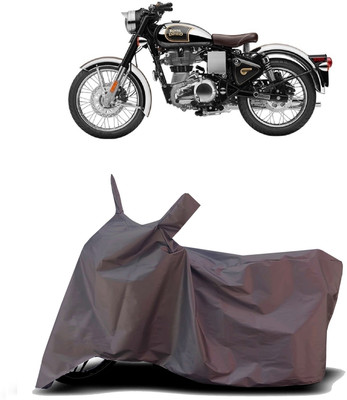 VESMEI Two Wheeler Cover for Royal Enfield(Classic Gunmetal, Blue)
