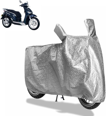 Rhtdm Waterproof Two Wheeler Cover for Okinawa(Silver)