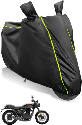 MOCKHE Waterproof Two Wheeler Cover for Royal Enfield(Hunter 350, Multicolor)