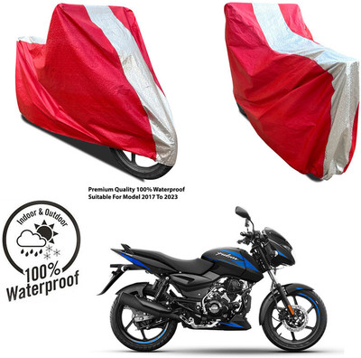 AutoGalaxy Waterproof Two Wheeler Cover for Honda(Dream Neo, Silver, Red)