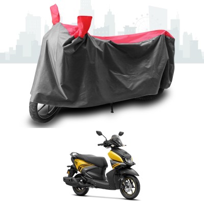 GOSHIV-car and bike accessories Waterproof Two Wheeler Cover for Yamaha(RayZR 125 Fi, Grey, Red)