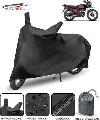 AutoRetail Waterproof Two Wheeler Cover for Hero(Passion Xpro, Black)
