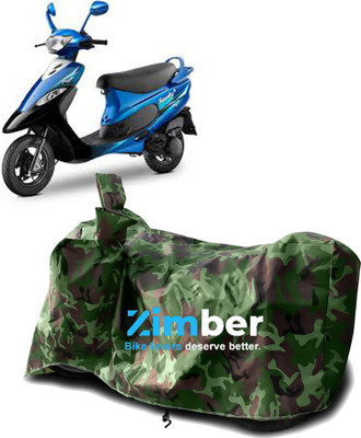 APNEK Two Wheeler Cover for TVS(Scooty Pep+, Green)