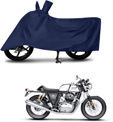 DeepShakshi AUTOMOTIVE Waterproof Two Wheeler Cover for Royal Enfield(Continental GT 650, Blue)