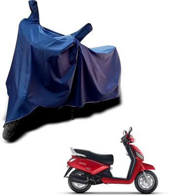 KEDIT Two Wheeler Cover for Mahindra(Gusto, Blue)