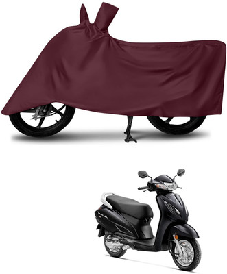KANISHA ENTERPRISES Waterproof Two Wheeler Cover for Honda(Activa 6G, Maroon)