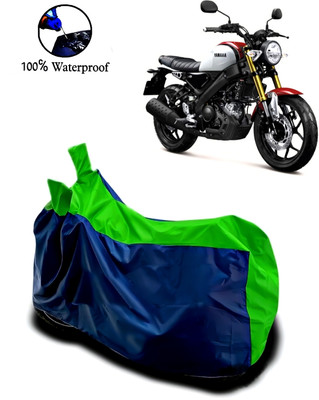 Autofly Waterproof Two Wheeler Cover for Yamaha(XSR300, Blue, Green)