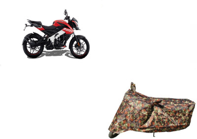 Anlopeproducts Waterproof Two Wheeler Cover for Bajaj(Pulsar SS400, Red)